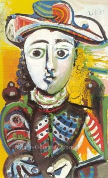 Jeune fille assise 1970 Kubismus Pablo Picasso Ölgemälde